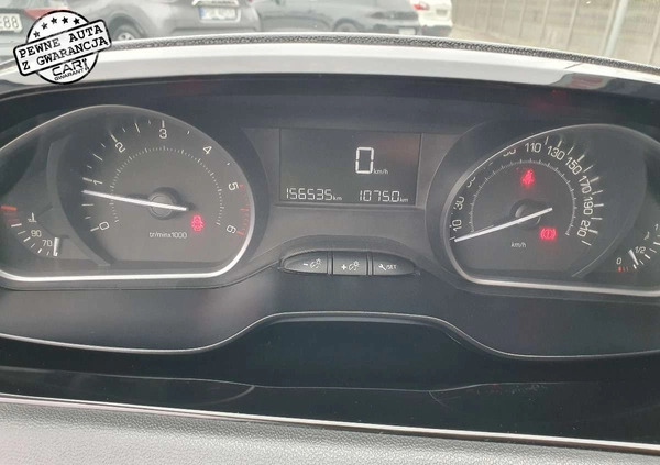 Peugeot 208 cena 28900 przebieg: 156000, rok produkcji 2015 z Raciąż małe 407
